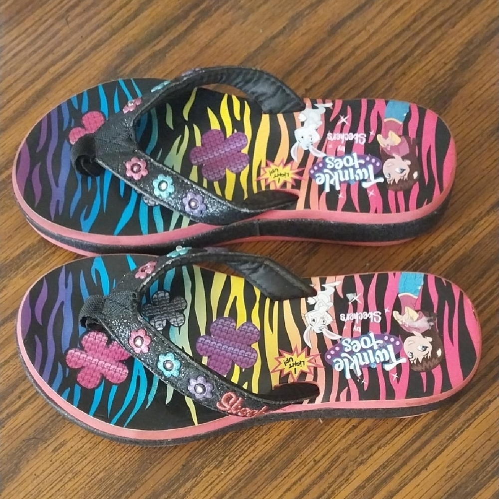 Skechers Black and Pink Shoes no size - Picture 1 of 8